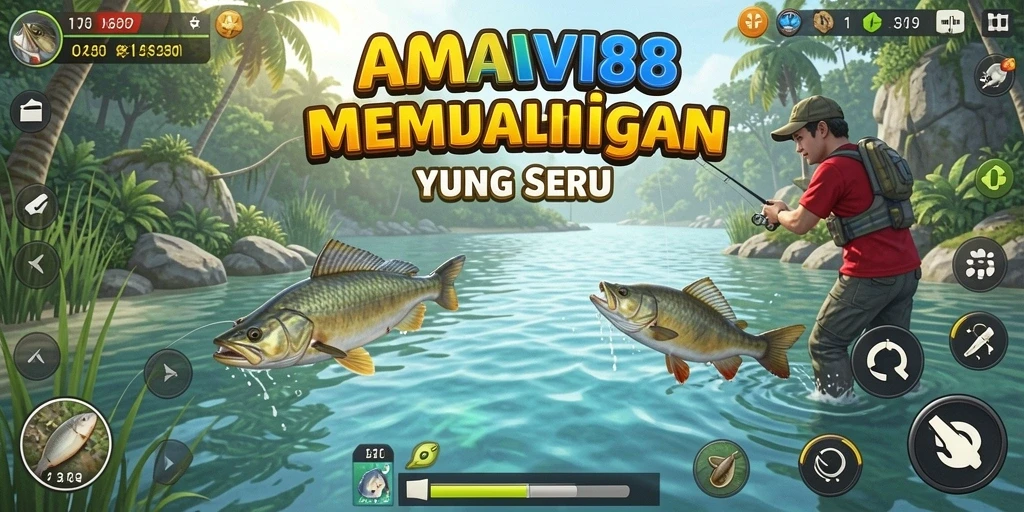 Tangkapan ikan yang beragam dan gameplay memancing yang seru.