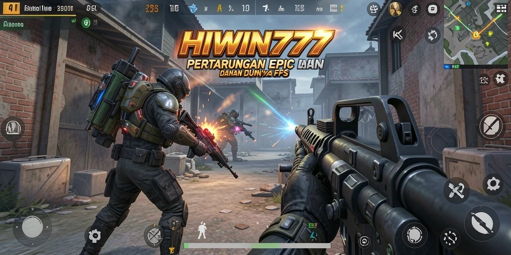 Tampilan aksi epik dalam gameplay HIWIN777 yang mendebarkan.