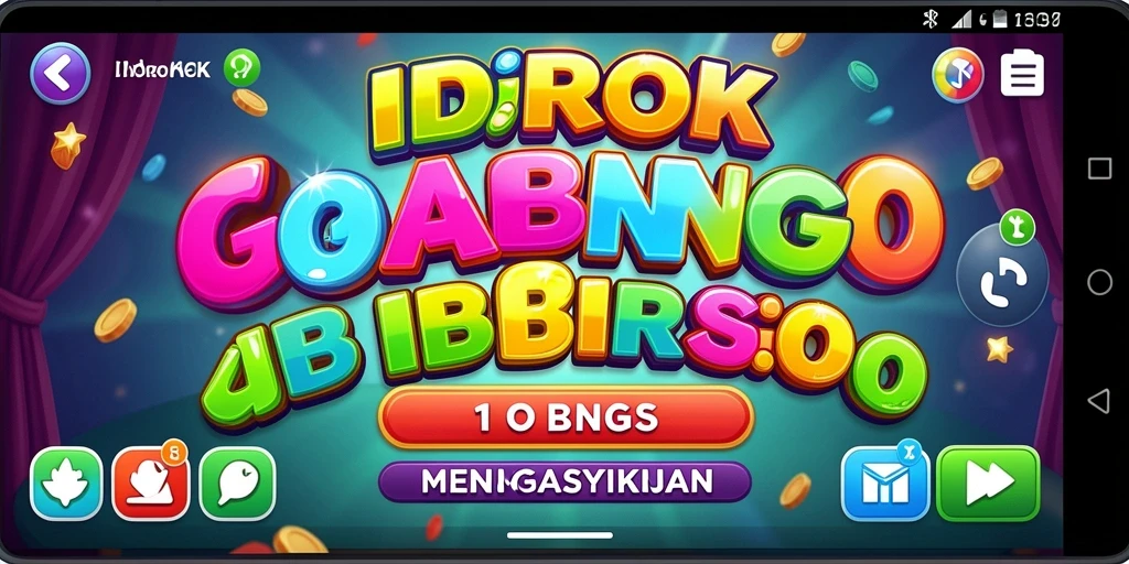 Tampilan gameplay seru IDROK pada permainan Bingo yang mendebarkan.