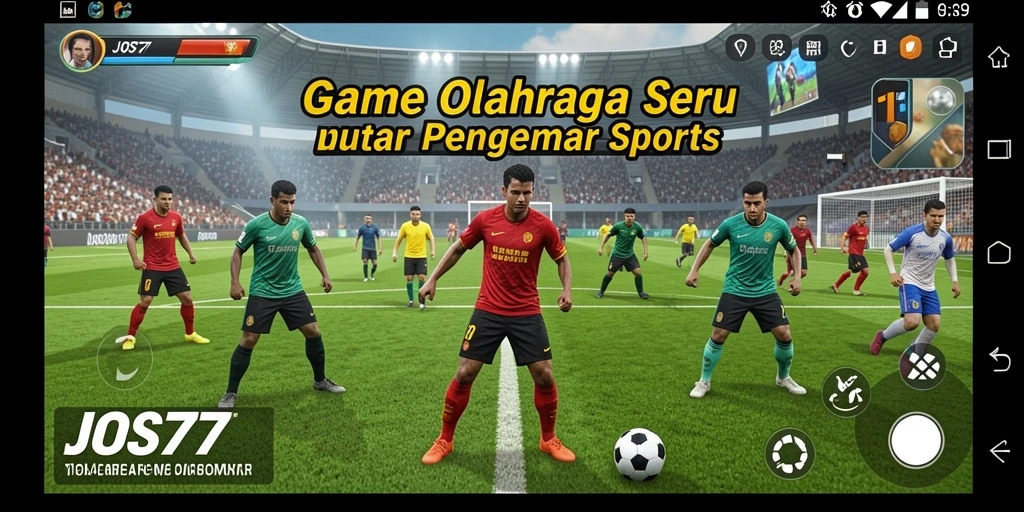 Screenshot gameplay JOS77 yang menampilkan aksi olahraga seru.