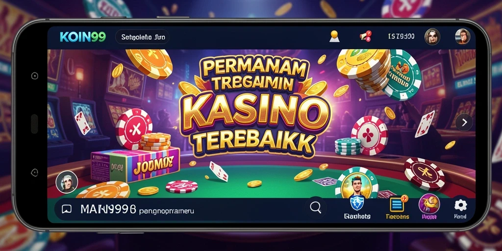 Tampilan gameplay KOIN99 dengan grafis Kasino yang memukau.