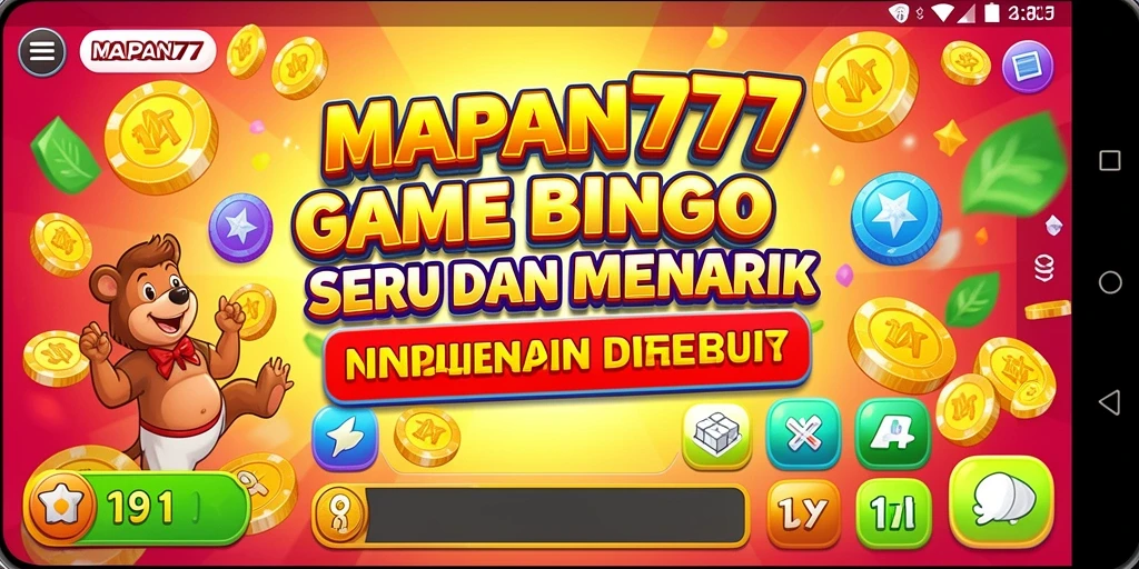 Tampilan gameplay Bingo yang menarik di MAPAN777.