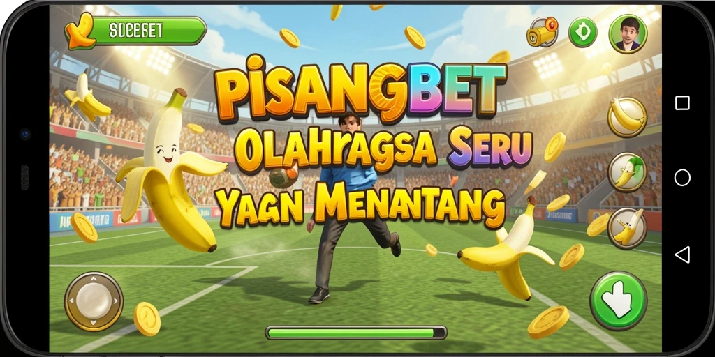 Tampilan gameplay menegangkan dalam PISANGBET dengan aksi olahraga yang intens.