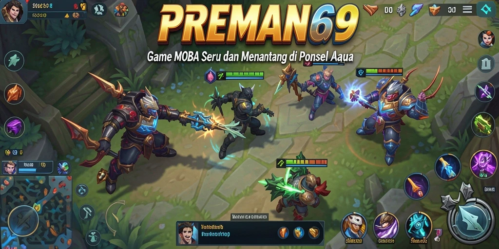 Gameplay seru dengan karakter unik dalam PREMAN69.