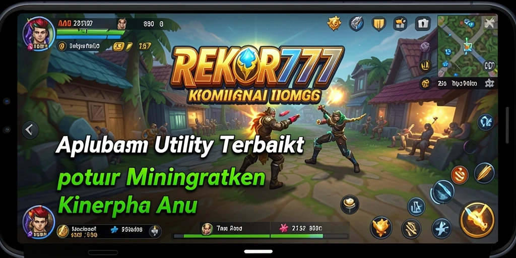 Screenshot gameplay REKOR777 menampilkan antarmuka yang bersih dan fungsional.