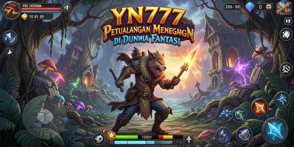 Screenshot YN777 menampilkan aksi seru dalam game petualangan.